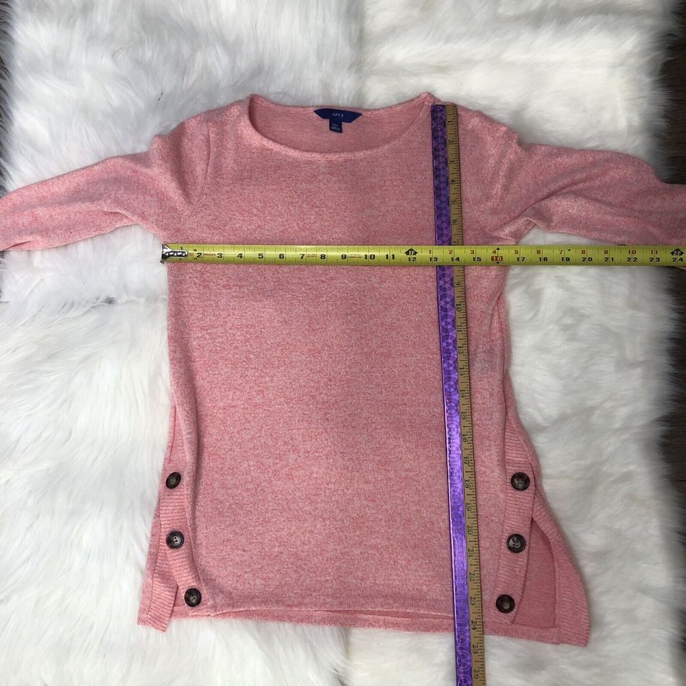Apt. 9 Women Pullover Sweater Top Size Petite XS Acrylic Blend RN#73277 - Picture 5 of 16